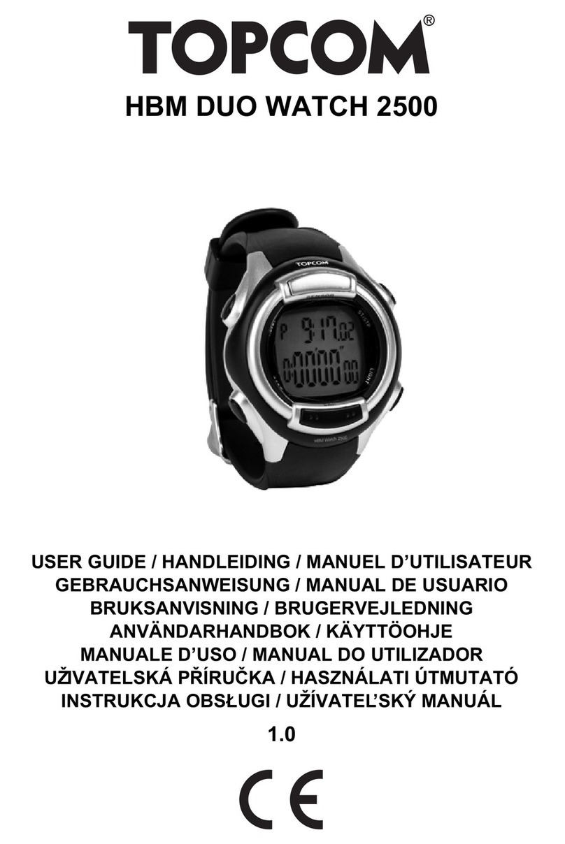 Topcom HBM DUO WATCH 2500 user guide