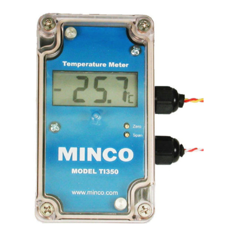 Minco TI350 Installation and operating instructions