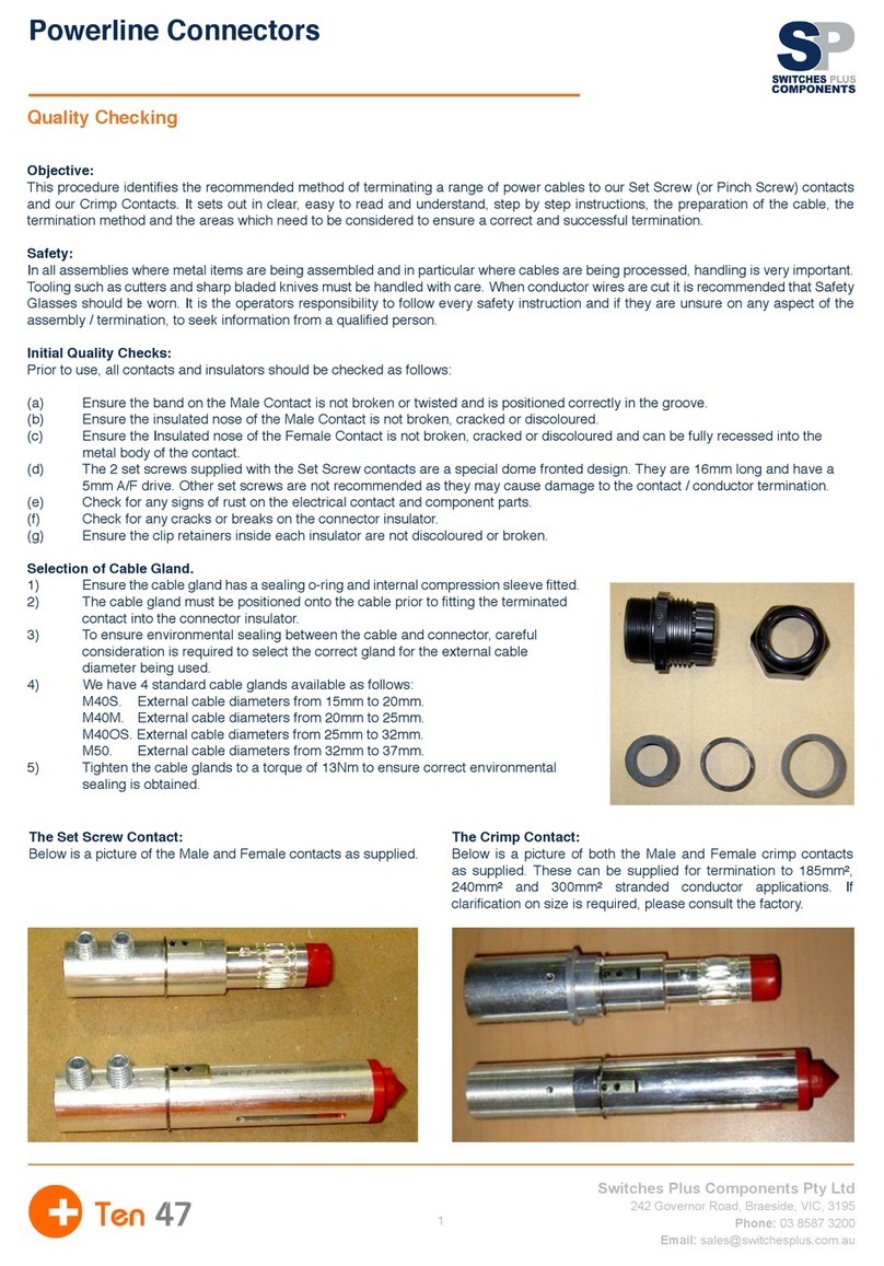 Ten47 Powerline PSF-E-GN-T4-FP manual