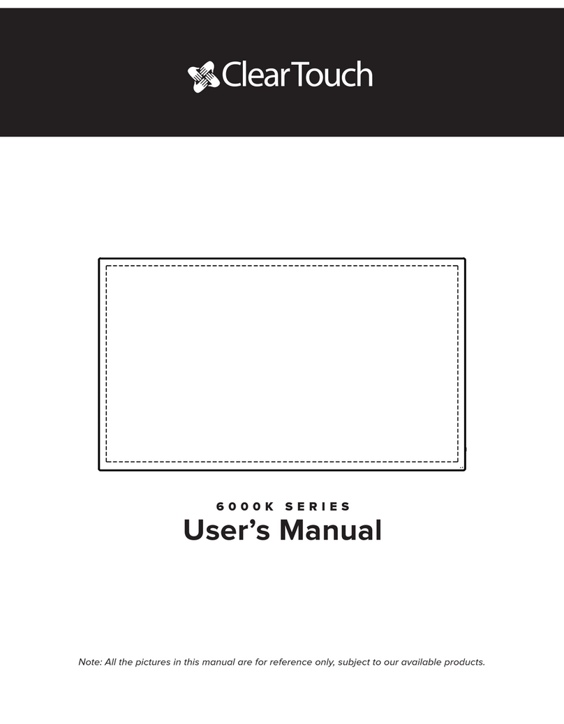 Clear Touch 6000K Series User manual