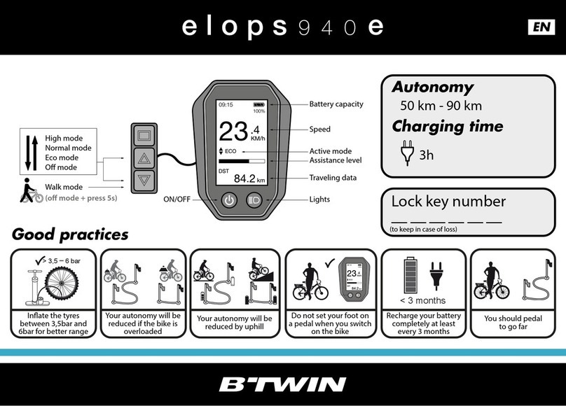 Btwin ELOPS 900E manual