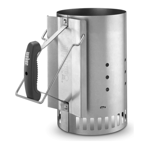Weber Rapidfire Chimney Starter User manual Weber Rapidfire Chimney Starter User manual