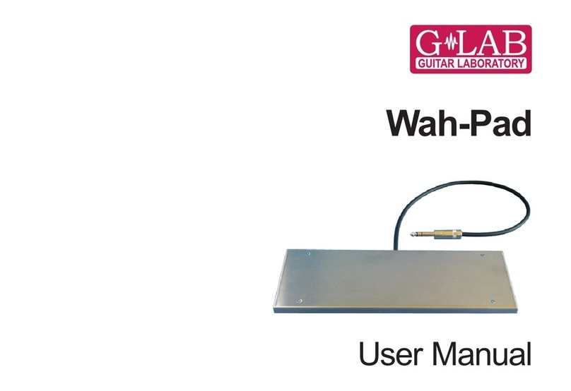 Glab Wah-Pad User manual Glab Wah-Pad User manual