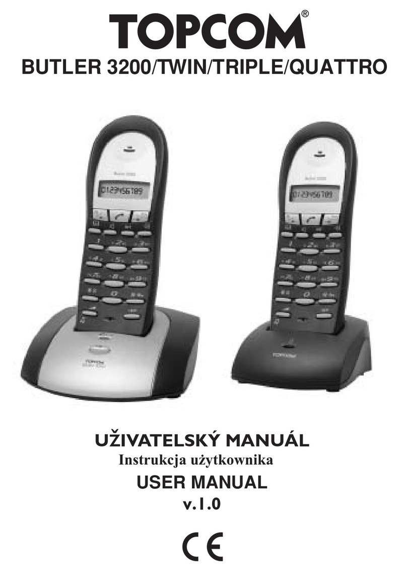 Topcom BUTLER 3200 user manual