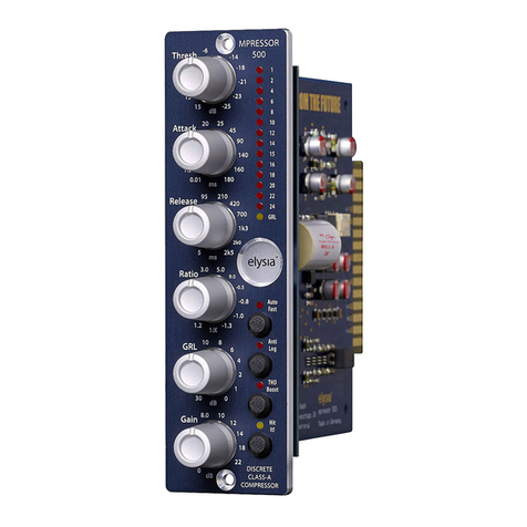 elysia Mpressor 500 User manual