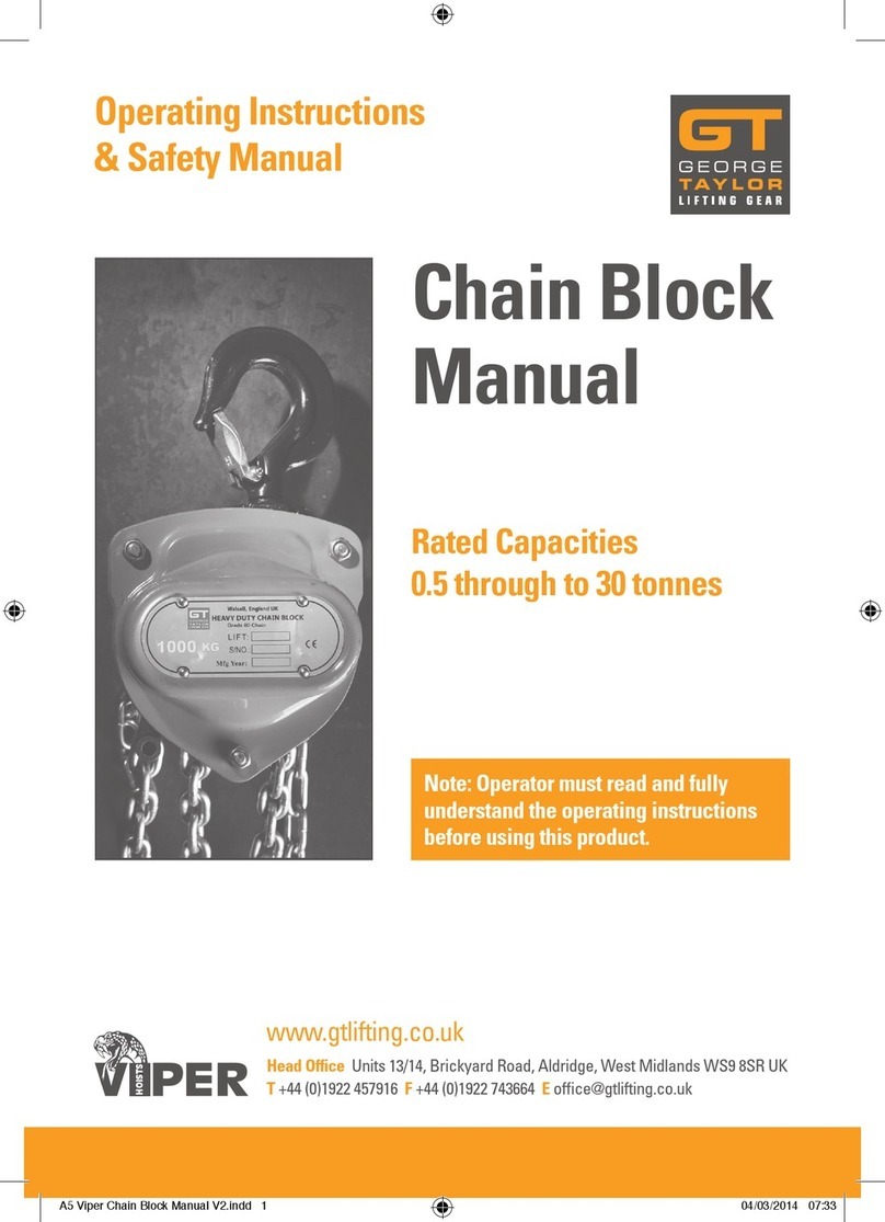 GT Viper 0.5t Operating instructions & safety manual