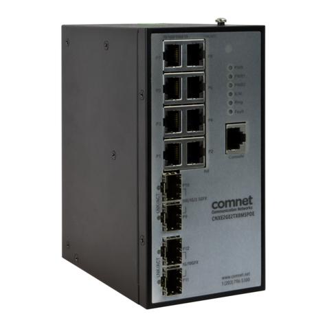Comnet CNXE2GE2TX8MSPOE User manual Comnet CNXE2GE2TX8MSPOE User manual