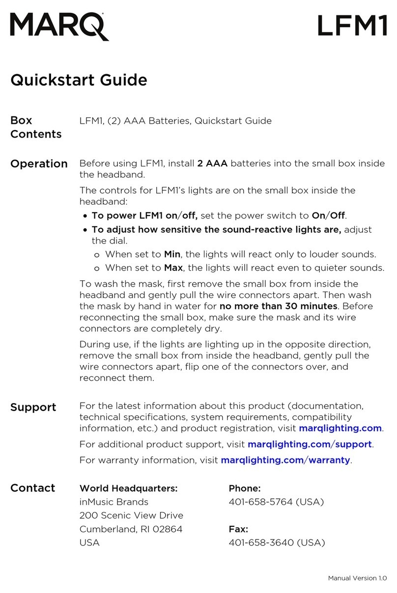 Marq LFM1 User manual