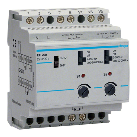 hager EE200 User instructions