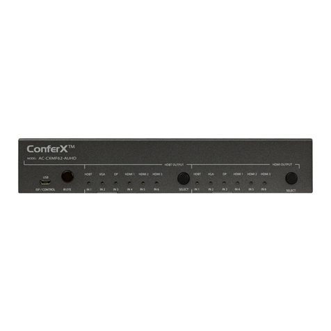 AVPro Edge ConferX AC-CXMF62-AUHD User manual