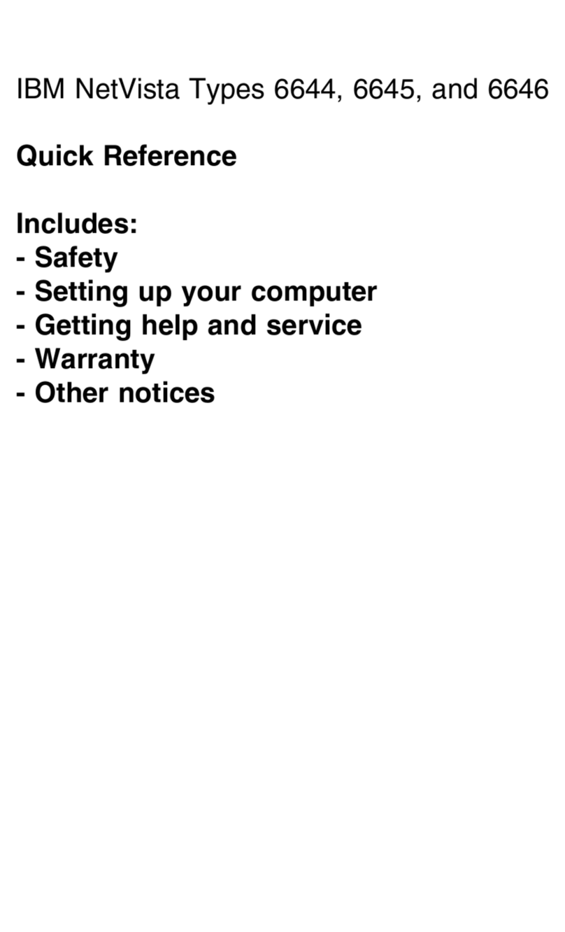 IBM NetVista 6644 User manual