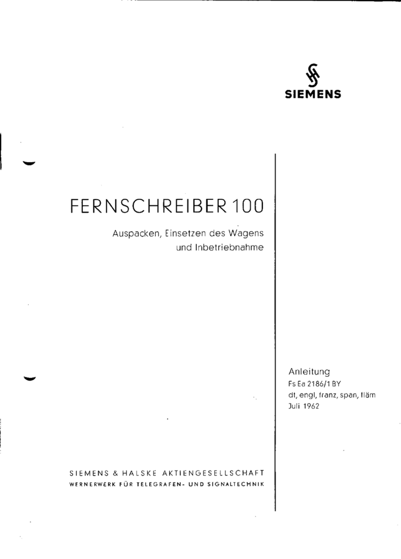 Siemens multiranger 100 User manual