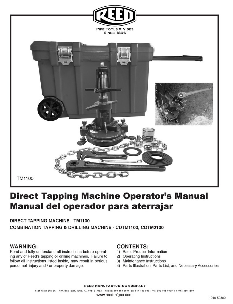 REED TM1100 Operator's manual
