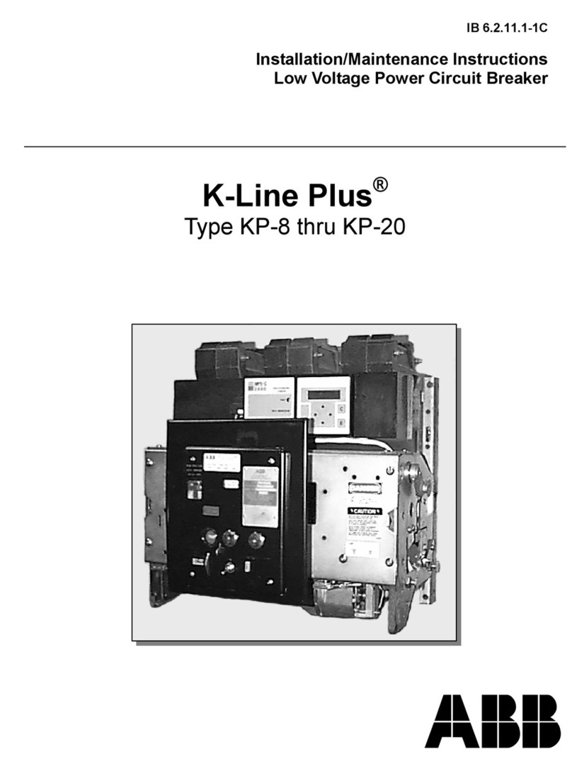 ABB K-Line Plus KP-8 Installation & maintenance instructions