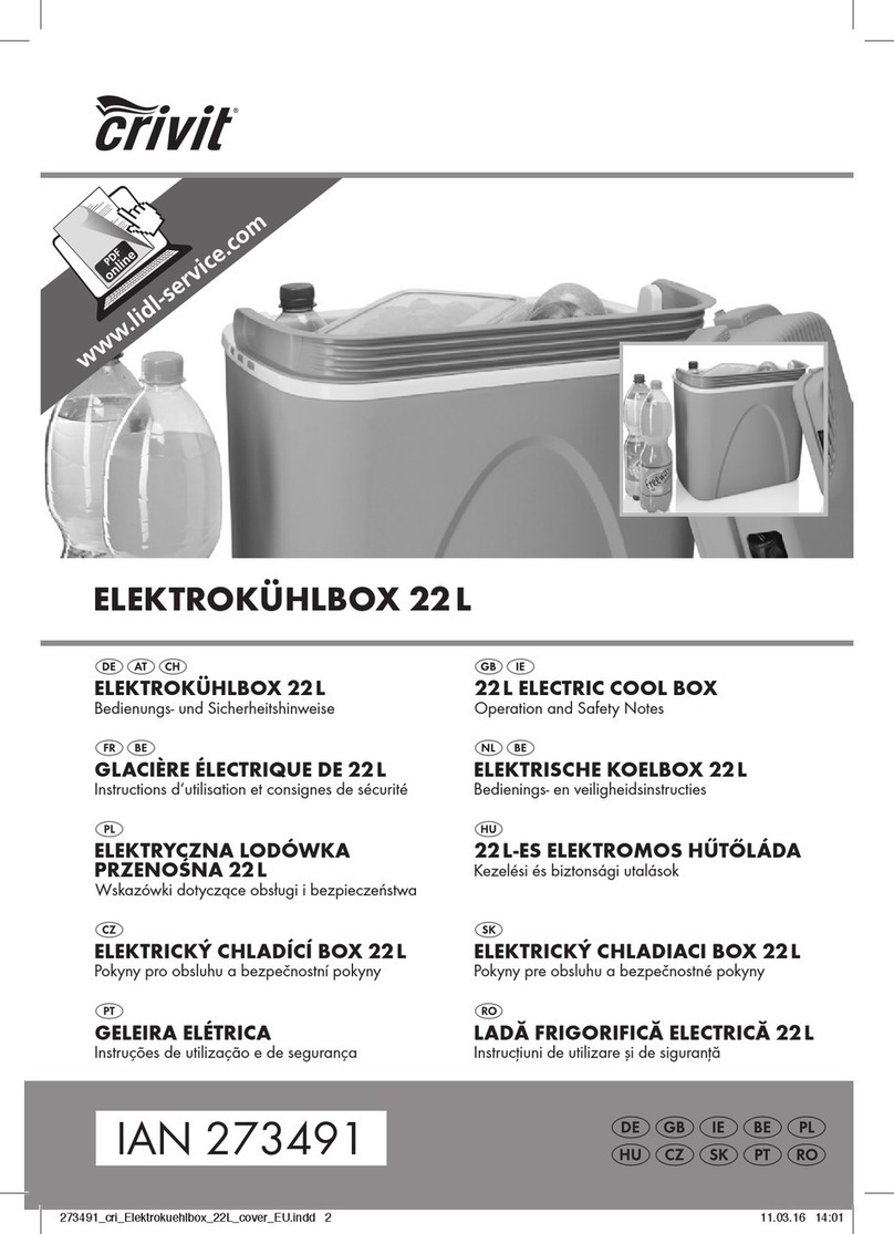 Crivit B450 Operation and safety notes