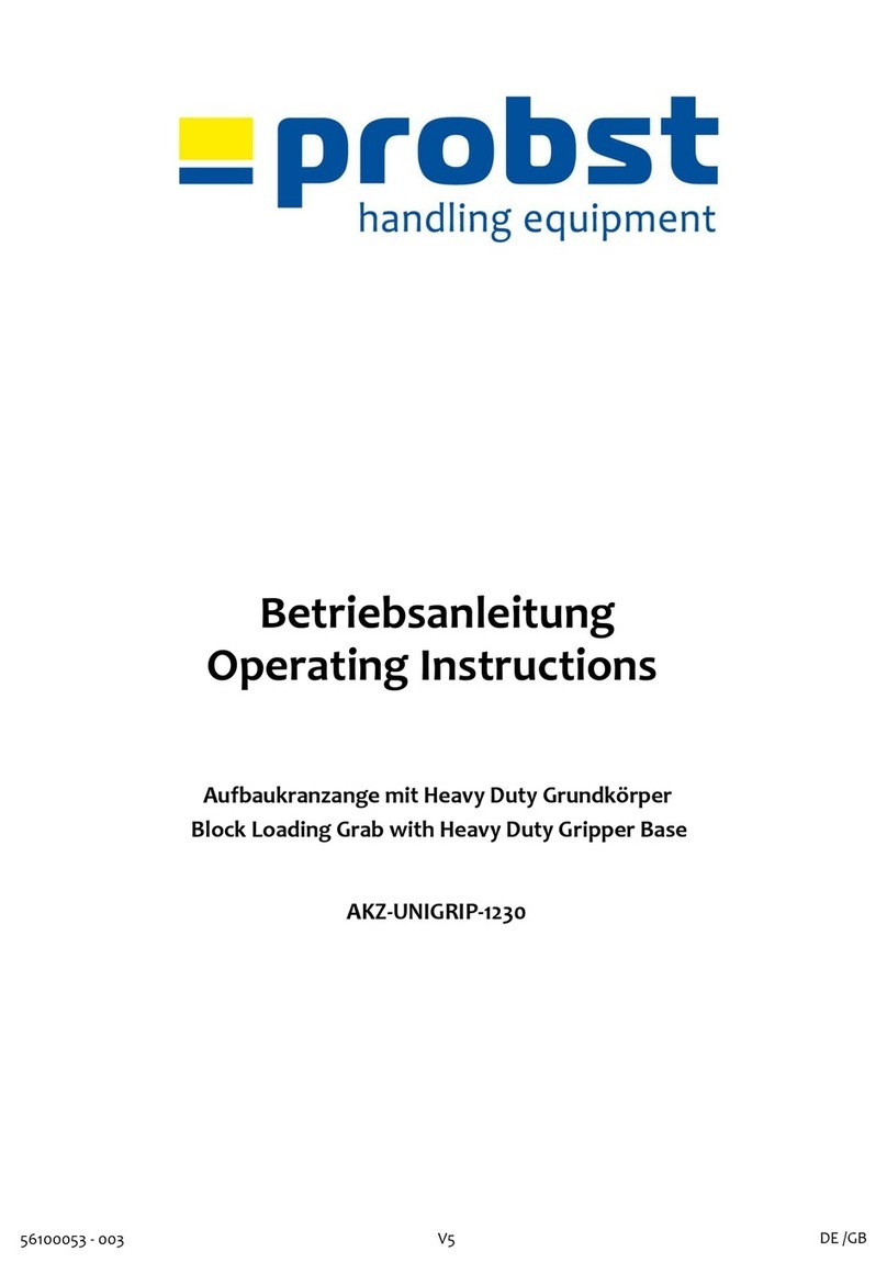 probst AKZ-UNIGRIP-1230 operating instructions