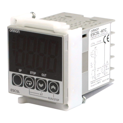 Omron E5CSL quick start guide