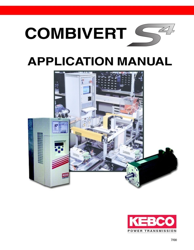 KEBCO COMBIVERT S4 Instructions for use