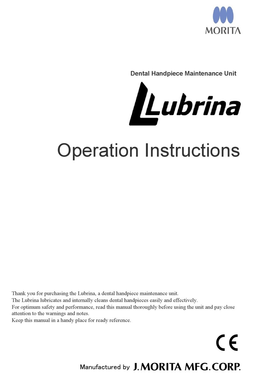 Morita Lubrina HIM-1 Operation instructions Morita Lubrina HIM-1 Operation instructions