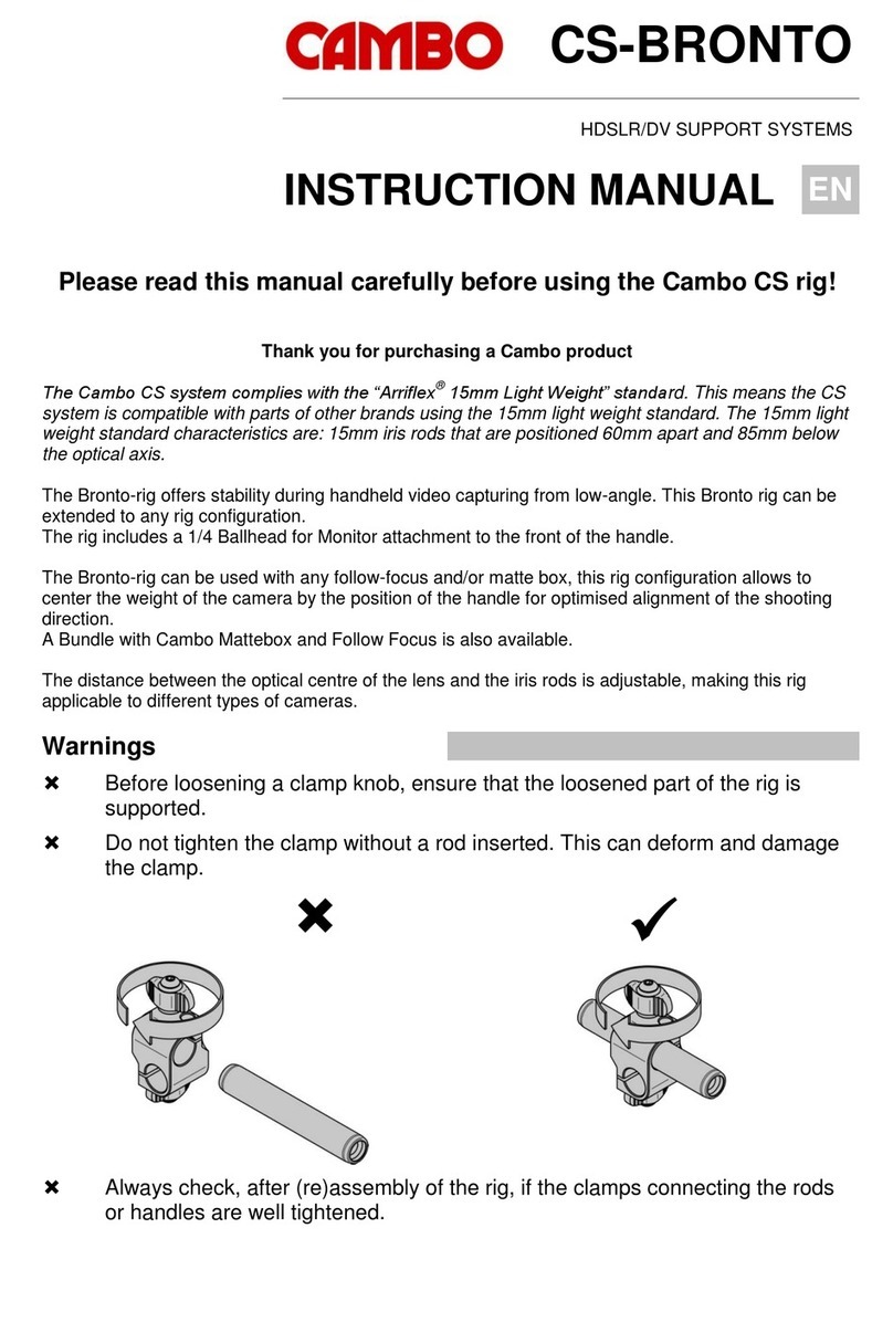 Cambo CS-BRONTO User manual Cambo CS-BRONTO User manual