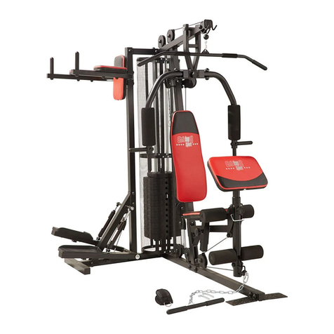 Christopeit Sport Profi Center de Luxe Assembly and exercise instructions