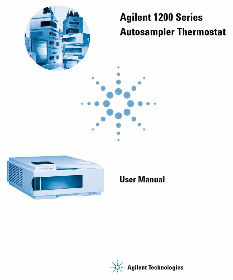Agilent Technologies 1200 series User manual Agilent Technologies 1200 series User manual