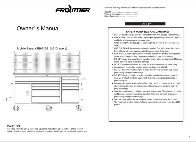 Frontier XTB6210B owner's manual