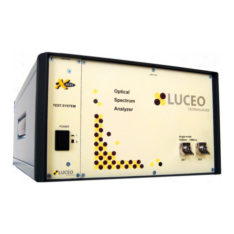 Luceo Technologies PARALLEX SYSTEM X-BERT Series user manual