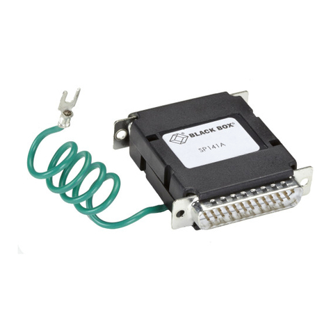 Black Box SP141A User manual