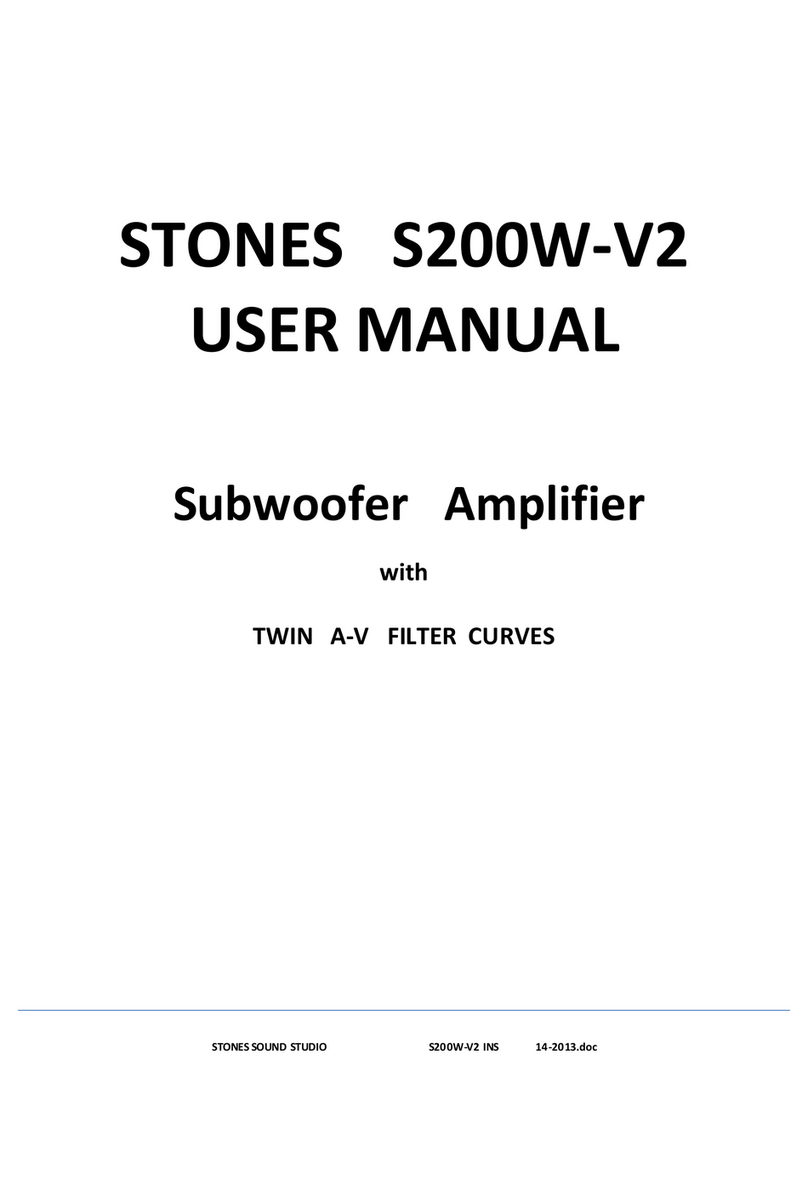 Stones Sound Studio S200W-V2 user manual