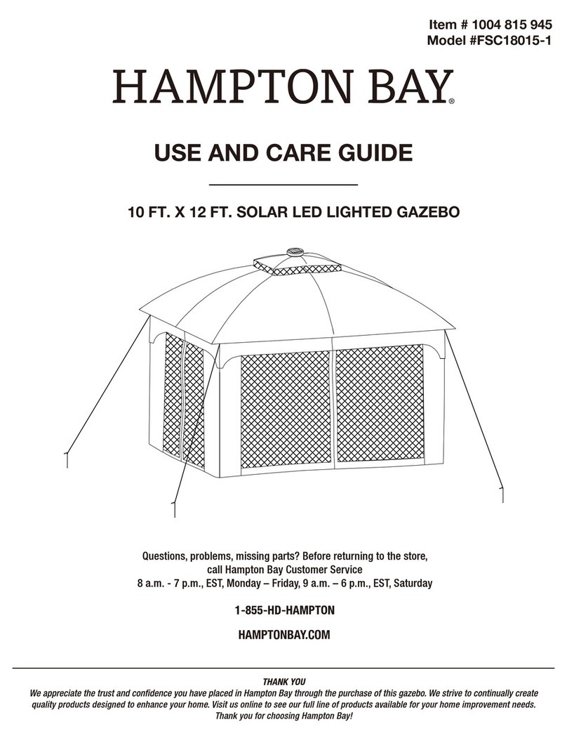 HAMPTON BAY FSC18015-1 Use and care guide