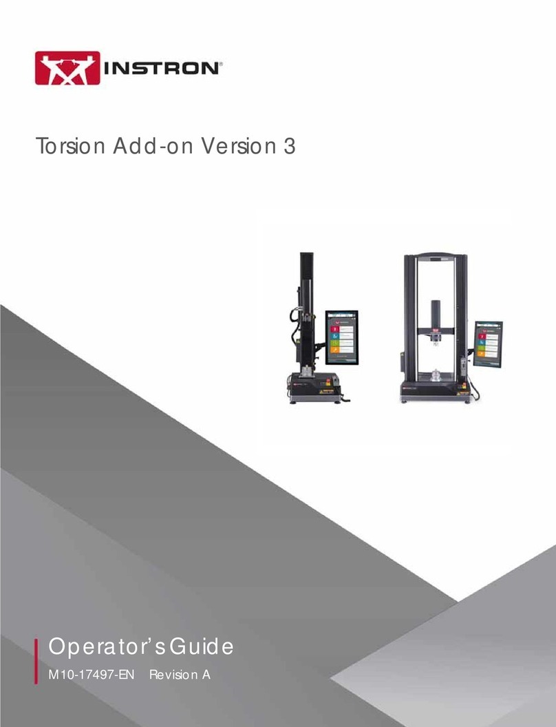 Instron Torsion Add-on Version 3 Operator's guide