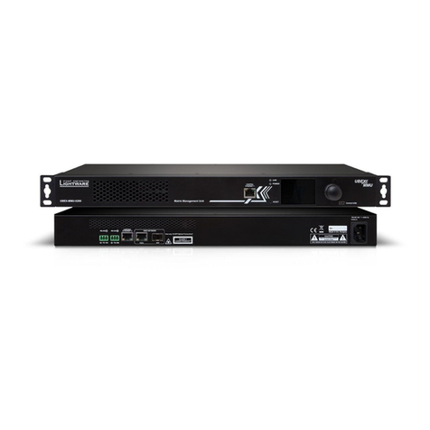 Lightware UBEX-MMU-X200 User manual