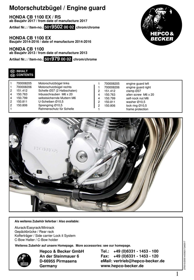 hepco & becker 5019502 00 02 User manual hepco & becker 5019502 00 02 User manual