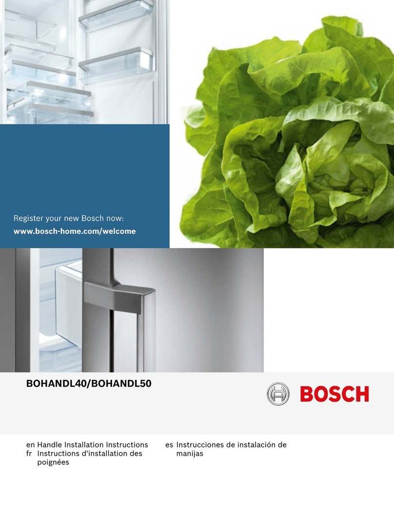 Bosch BOHANDL40 User manual