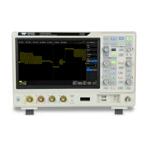 Teledyne LeCroy T3DSO2000A Series user manual