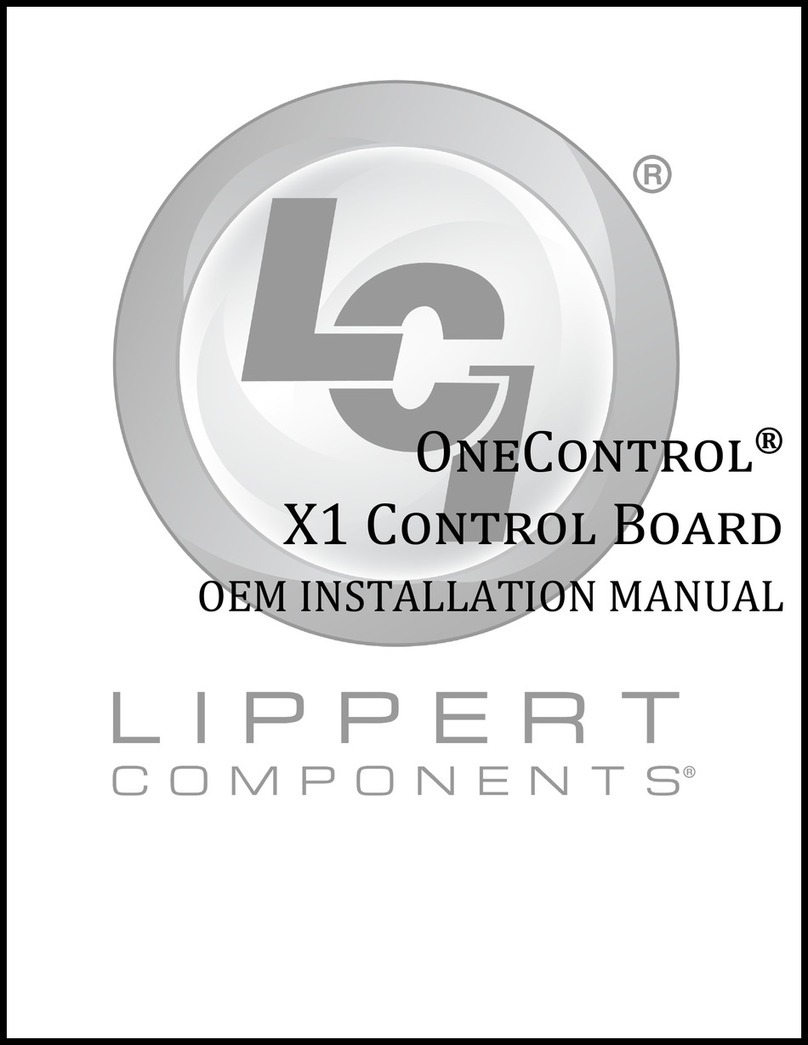 Lippert Components OneControl X1 OEM INSTALLATION MANUAL Lippert Components OneControl X1 OEM INSTALLATION MANUAL