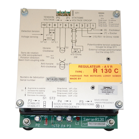 Leroy-Somer R 130 Series Installation and Maintenance Leroy-Somer R 130 Series Installation and Maintenance