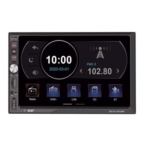NORAUTO DX AV-870 DBT manual