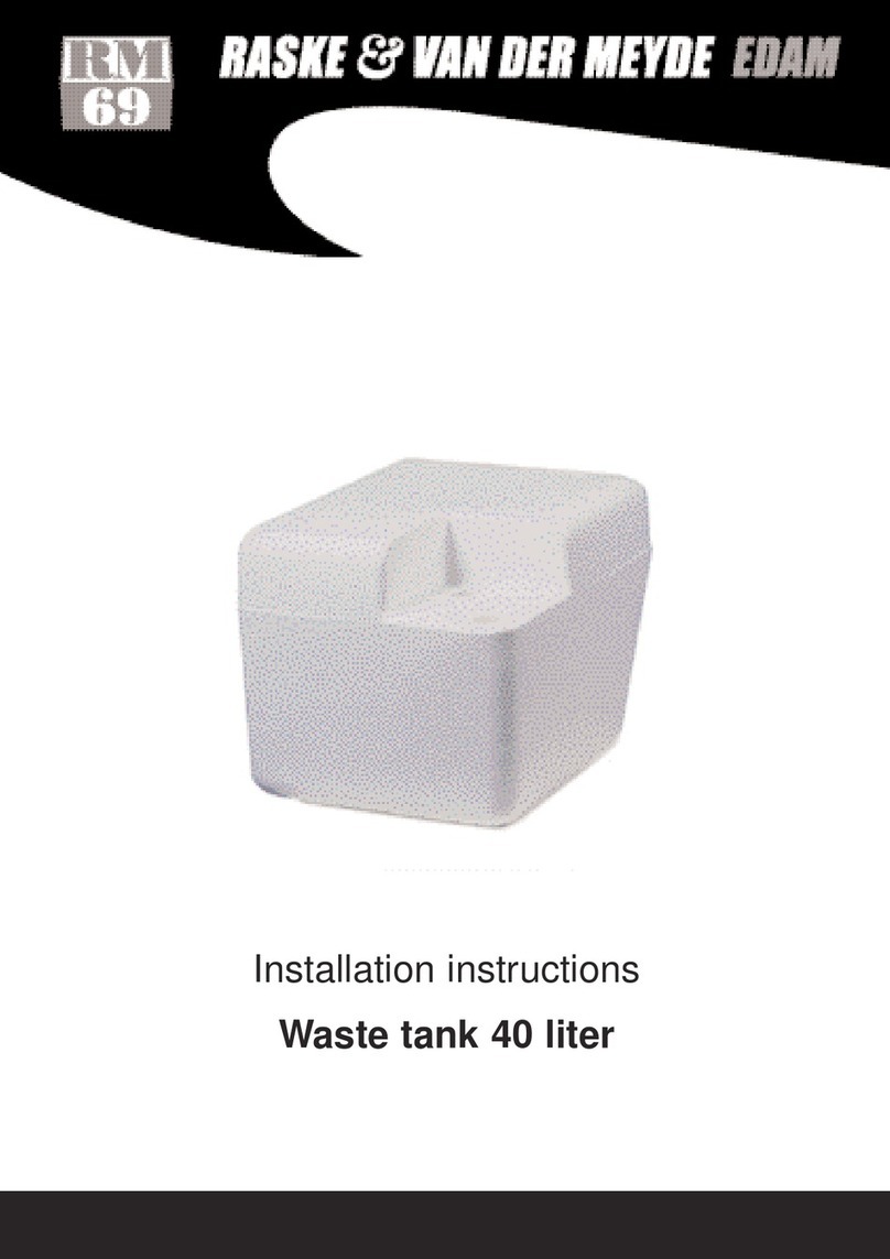 RM69 RASKE & VAN DER MEYDE EDAM installation instructions