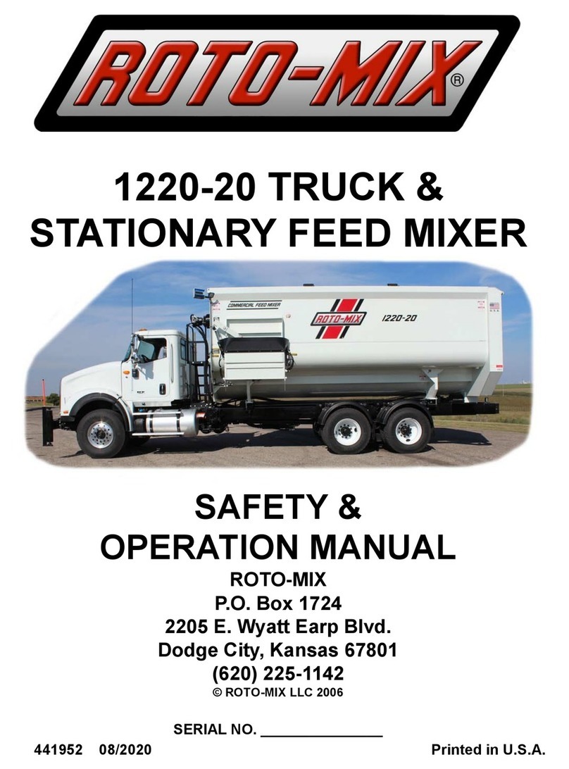 Roto-Mix 1220-20 Safety & operation manual