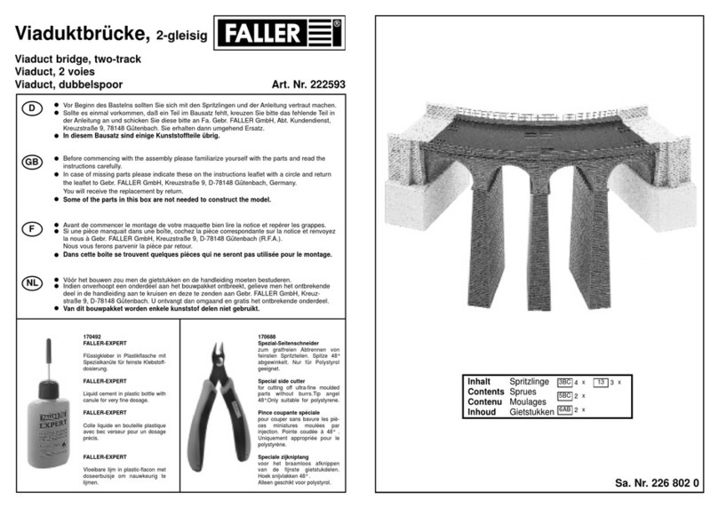 Faller 222593 User manual