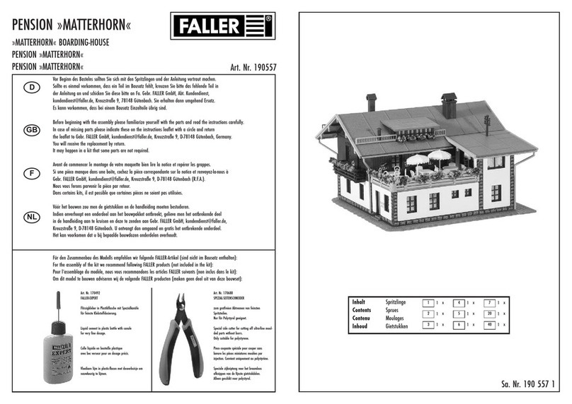 Faller MATTERHORN BOARDING-HOUSE User manual