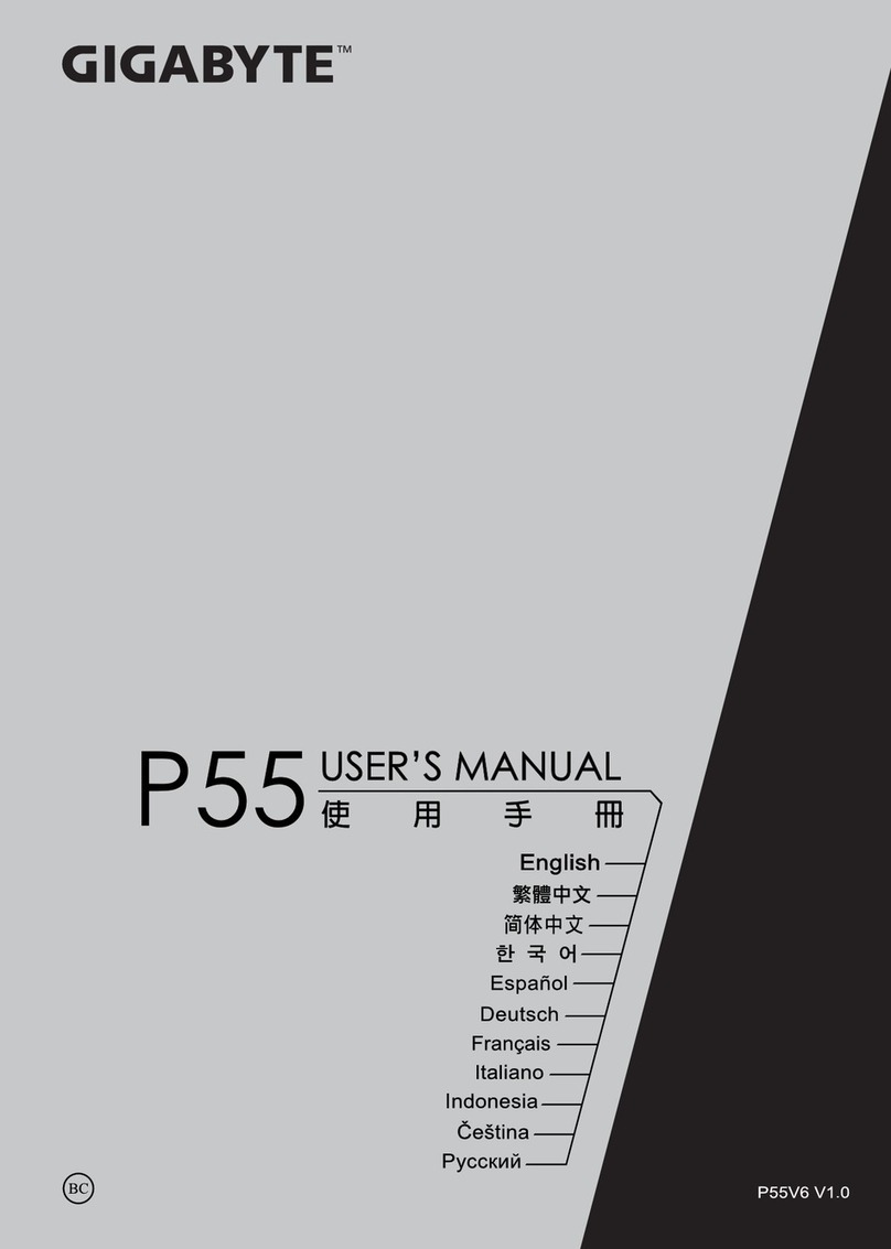 Gigabyte P55 User manual Gigabyte P55 User manual