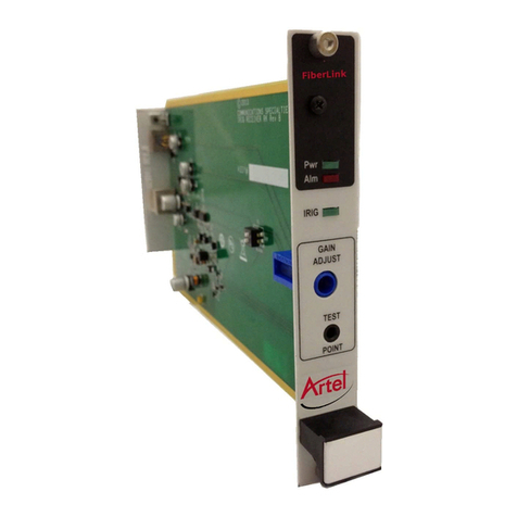 Artel FiberLink 1900 Series manual