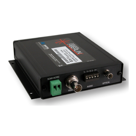 Artel FiberLink 3620A Series Installation and operation manual