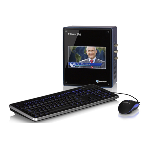 NewTek TRICASTER ADVANCED EDITION 3 MINI HD-4SDI quick start guide