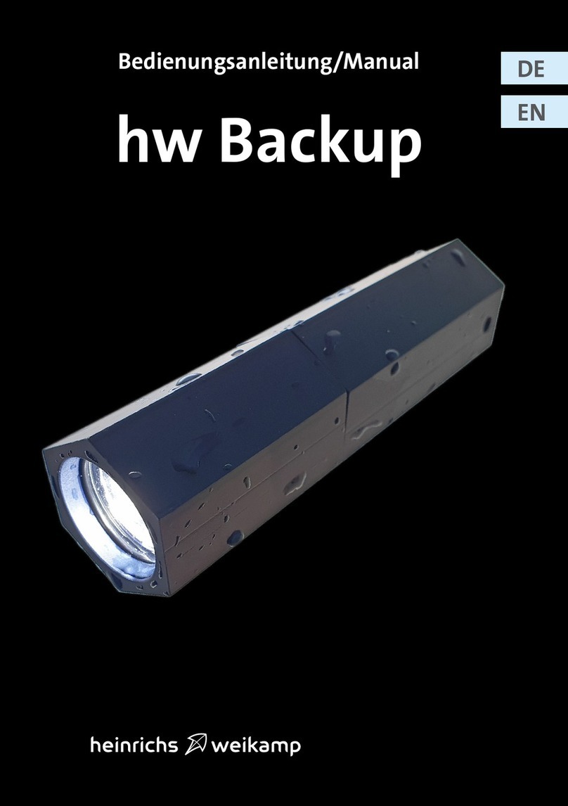 heinrichs weikamp hw Backup User manual