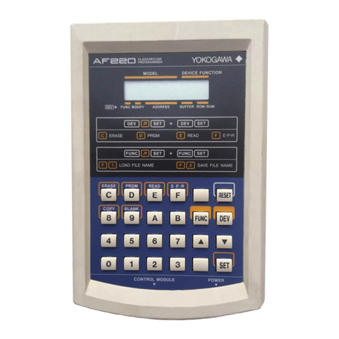 YOKOGAWA AF220 Installation and operating instructions