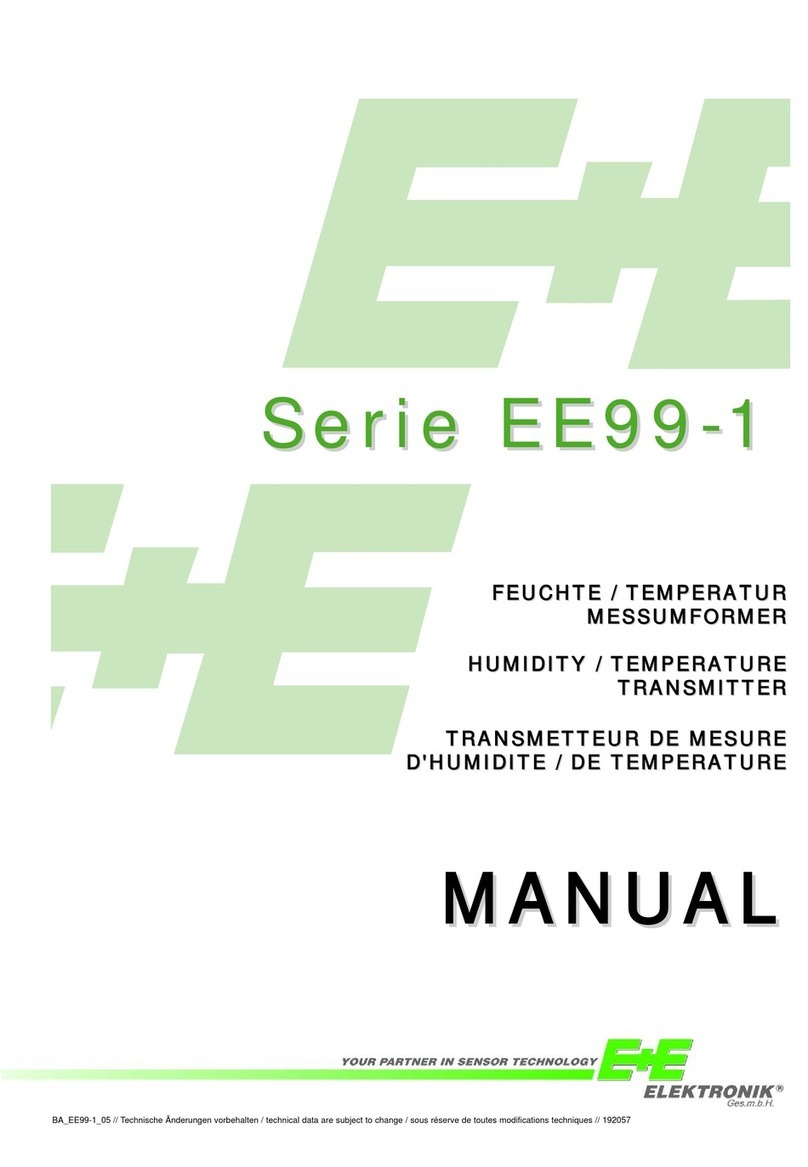 E+E Elektronik EE99-1 Series manual